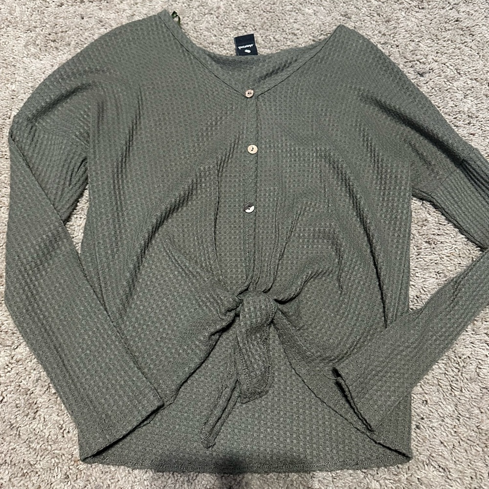 Light Sweater Waffle Top